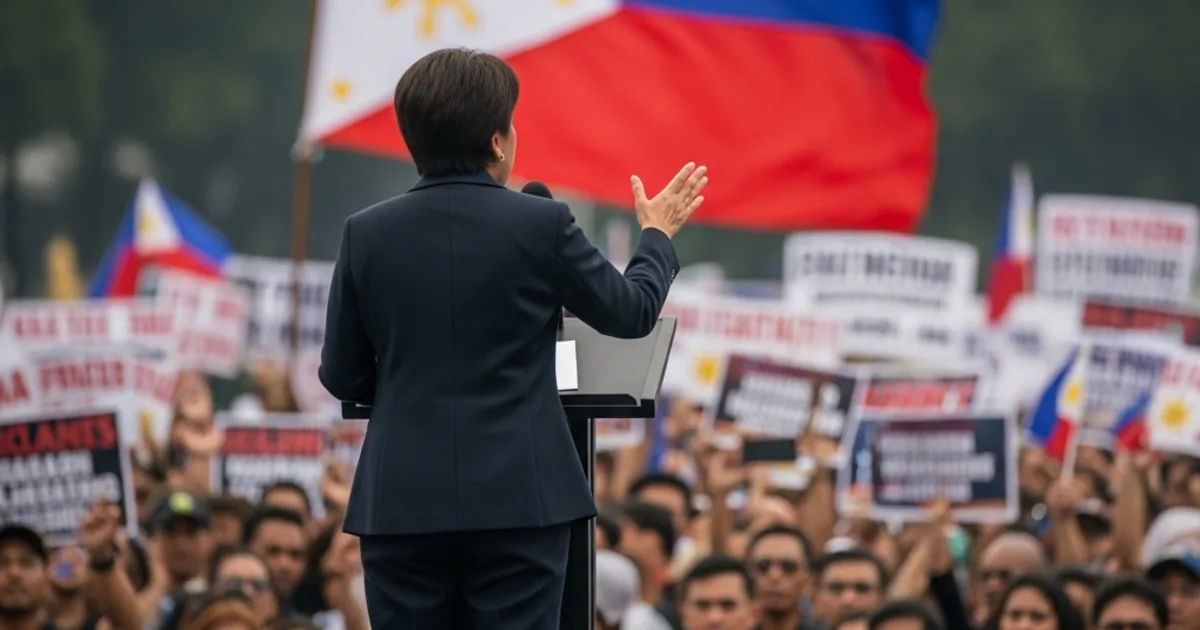 Imee Marcos sostiene Sara Duterte e condanna la "perfida" campagna del Presidente filippino