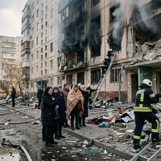 Kyiv sotto pressione: nuova ondata di attacchi missilistici russi