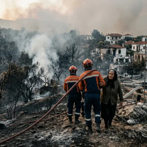 Crisi in Grecia: tra fiamme e tragedie aeree l'Attica e il Peloponneso in emergenza