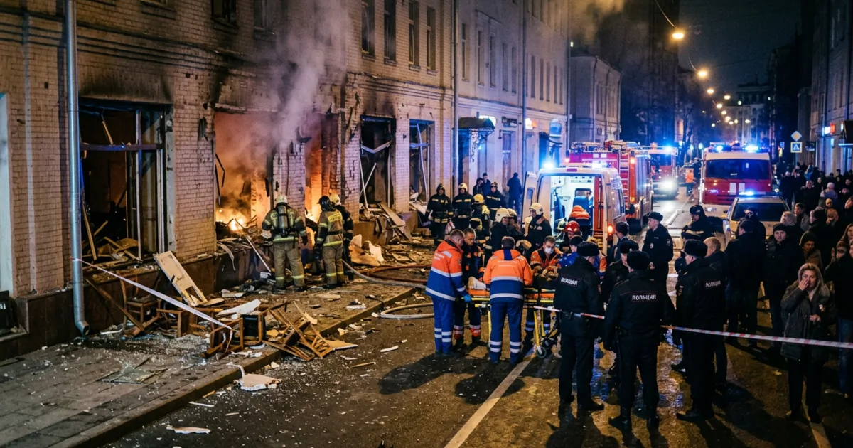 Terrore nel cuore di Mosca: esplosione in un ristorante provoca vittime