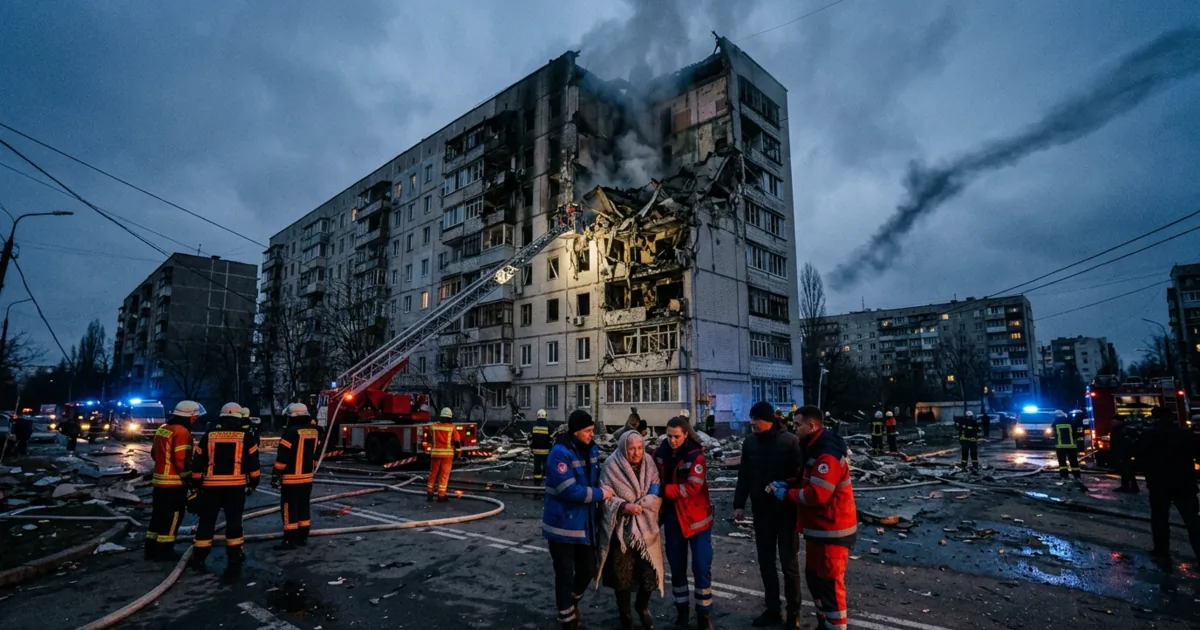 Kyiv sotto assalto: l'escalation dei colpi a lungo raggio