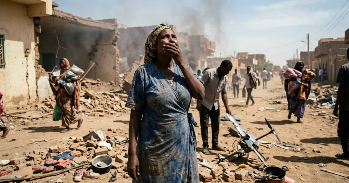 Sudan: l'offensiva dei droni accelera il dramma umanitario