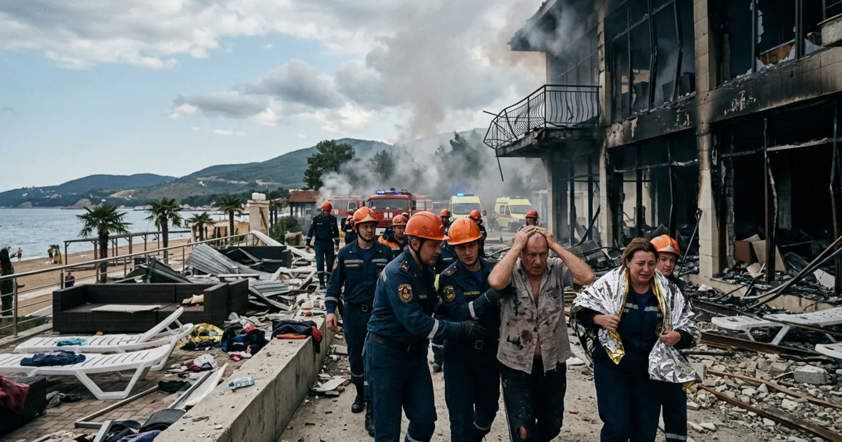 Krasnodar: drone colpisce resort di lusso, l'area di Gelendzhik sotto shock