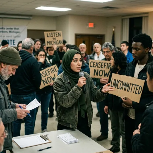 Michigan: scossa progressista alle primarie e pressione sugli aiuti a Israele