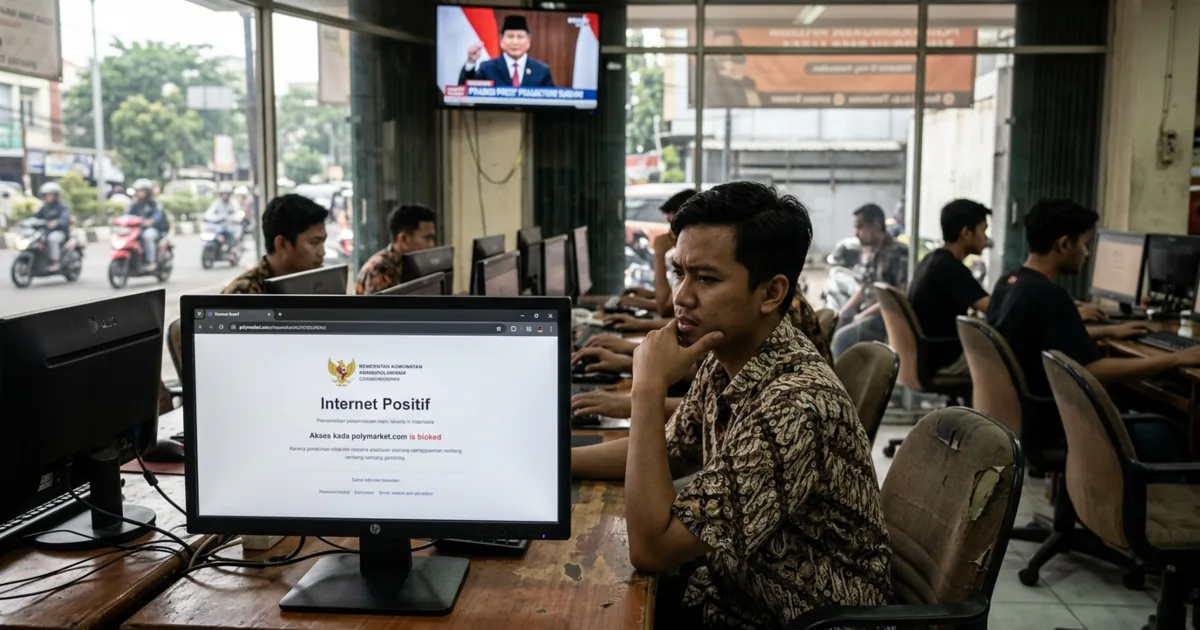 Indonesia blocca Polymarket: tra contrasto al gioco d'azzardo e stabilità politica