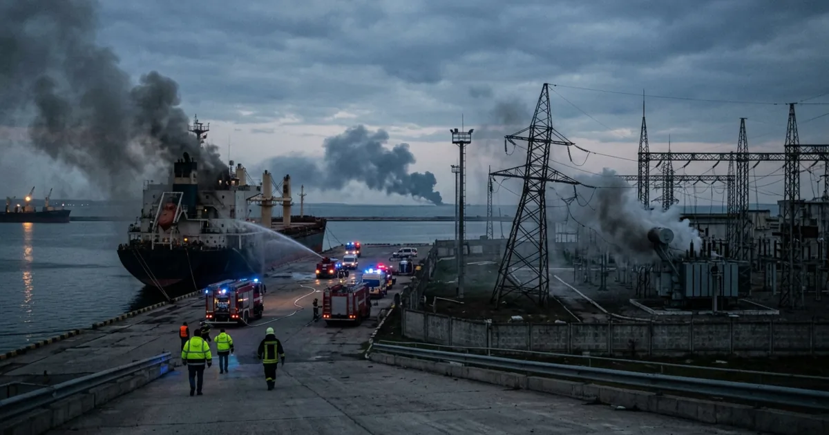 Escalation nel Mar Nero: sotto attacco i nodi logistici e l'energia