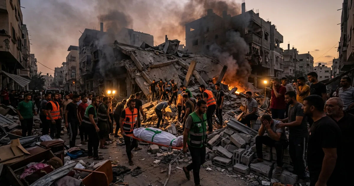 Escalation a Gaza: nuovi raid israeliani colpiscono i vertici della polizia locale