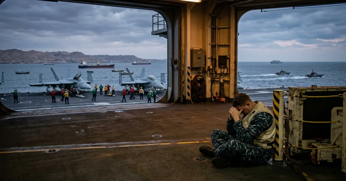 Stretto di Hormuz: tensioni crescenti tra blocco navale e crisi interna alla flotta USA