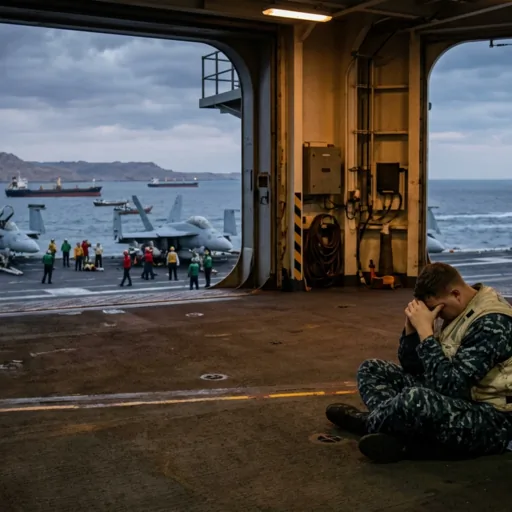 Stretto di Hormuz: tensioni crescenti tra blocco navale e crisi interna alla flotta USA
