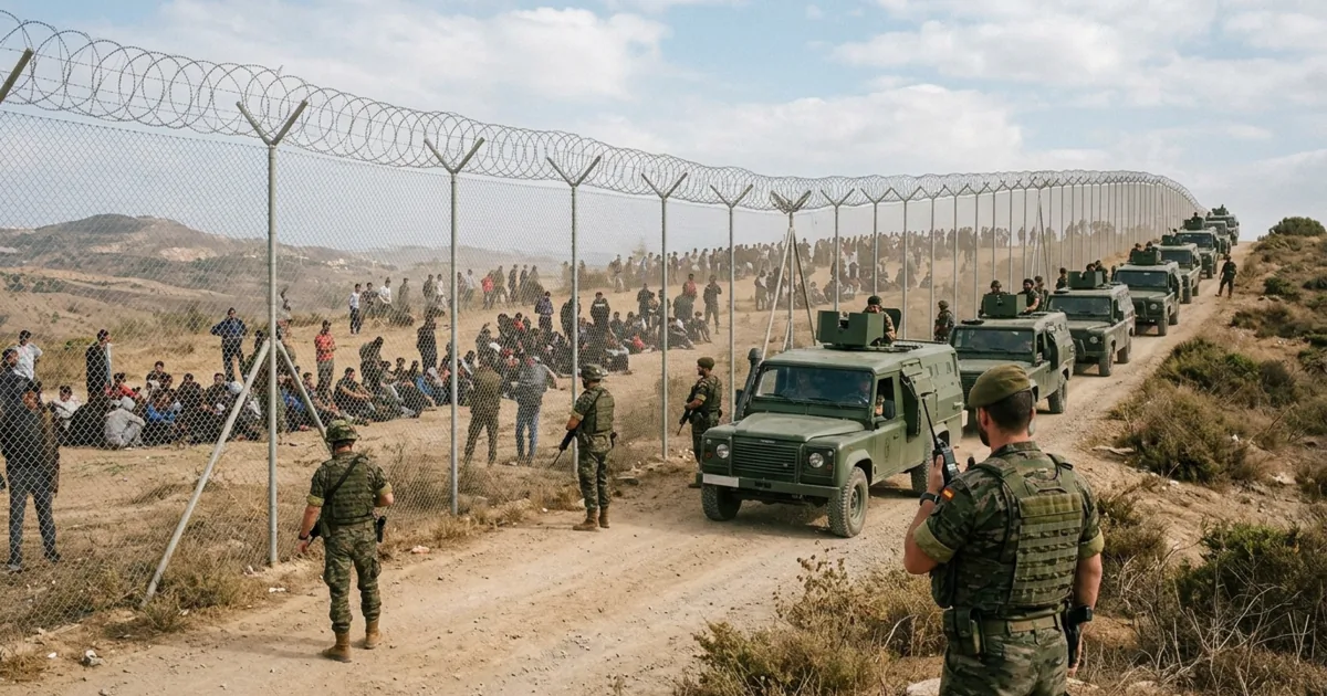 Ceuta: Madrid schiera i militari per blindare il confine marocchino