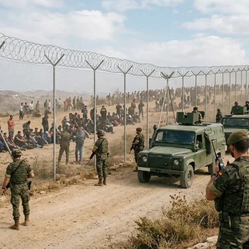 Ceuta: Madrid schiera i militari per blindare il confine marocchino