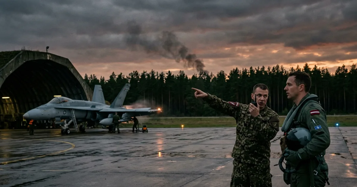 Tensione nei Baltici: jet NATO abbattano drone russo sopra la Lettonia