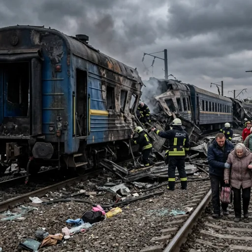 Tragedia a Odesa: drone russo colpisce treno passeggeri