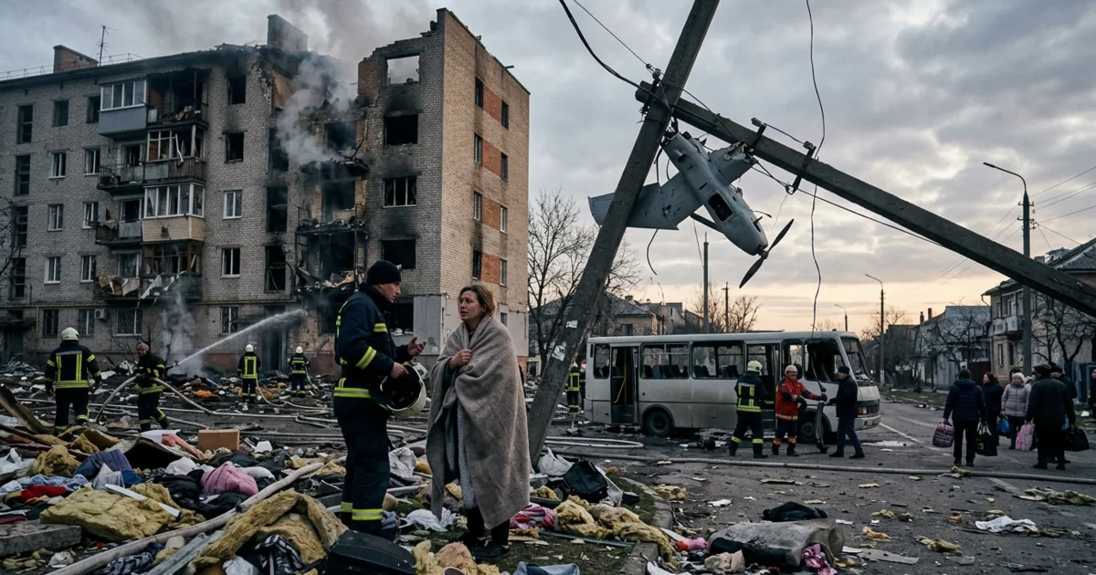 Escalation drone tra Russia e Ucraina: colpi duri alle infrastrutture civili