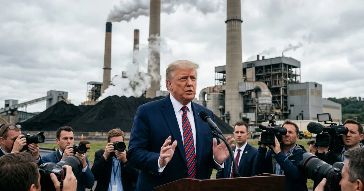 Trump utilizzerà poteri di emergenza per stornare 700 milioni di dollari all'industria del carbone