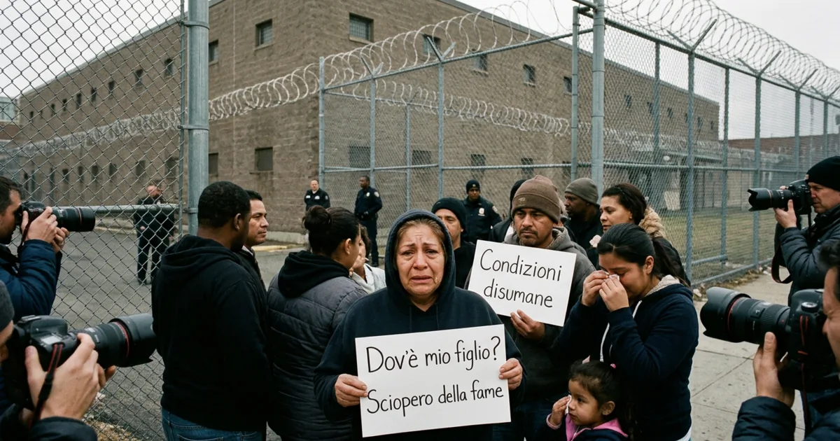 “È come se fossero rapiti”: le famiglie denunciano le condizioni disumane nel carcere dell'ICE