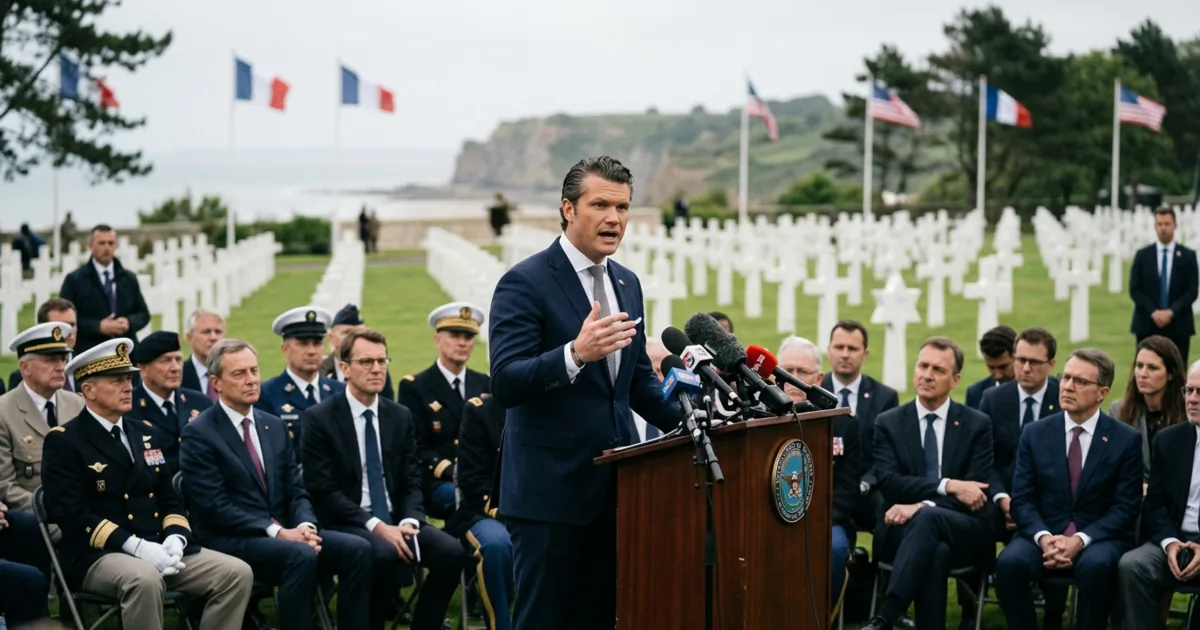 Discorso per il D-Day: Hegseth esorta l'Europa a contrastare l'"invasione" di migranti