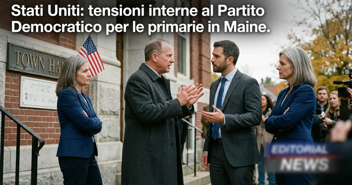 Stati Uniti: tensioni interne al Partito Democratico per le primarie in Maine