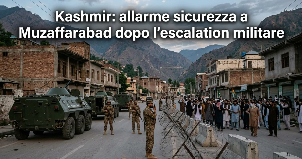 Kashmir: allarme sicurezza a Muzaffarabad dopo l'escalation militare