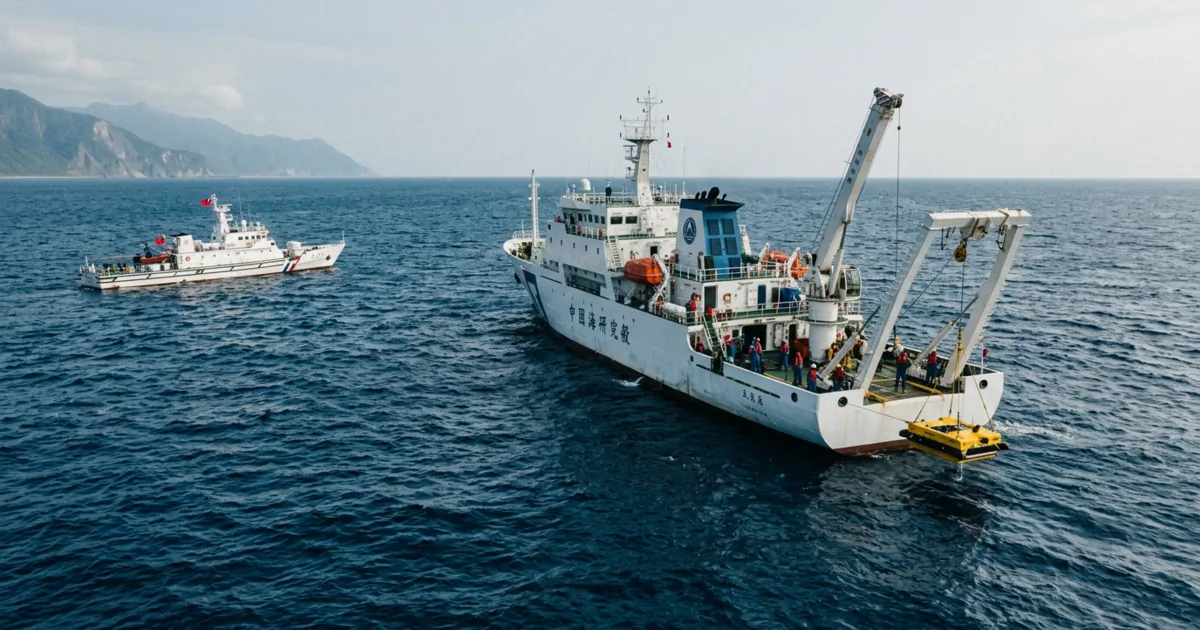 Pechino punta ai fondali: mappatura strategica a est di Taiwan