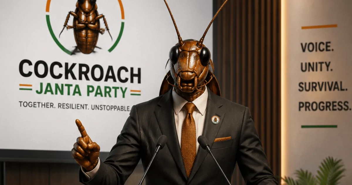 Il fondatore del 'Cockroach Janta Party' accusa il governo indiano di aver oscurato il sito web