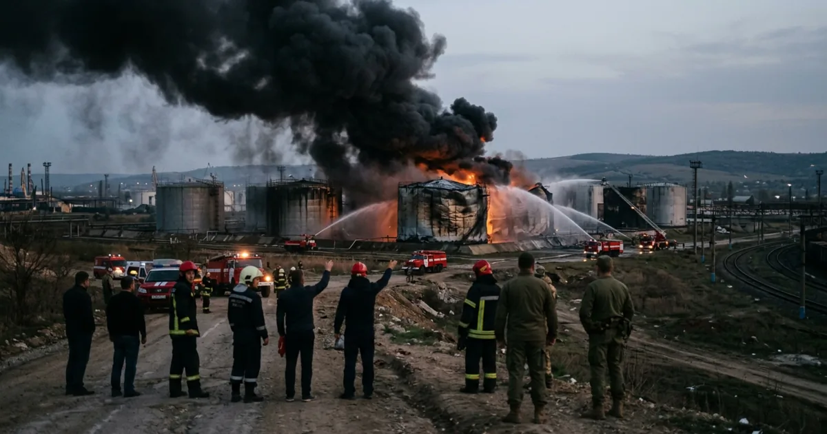 Crimea sotto pressione: l'offensiva dei droni ucraini colpisce i depositi di carburante