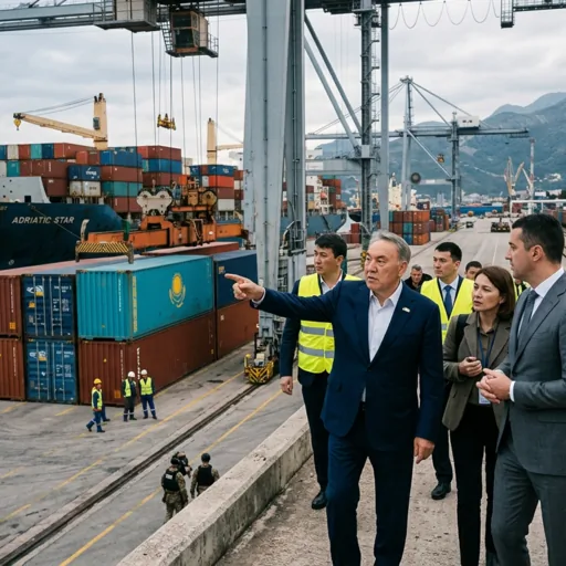 Nuovo asse logistico tra Kazakhstan e Montenegro: il Porto di Bar come hub strategico
