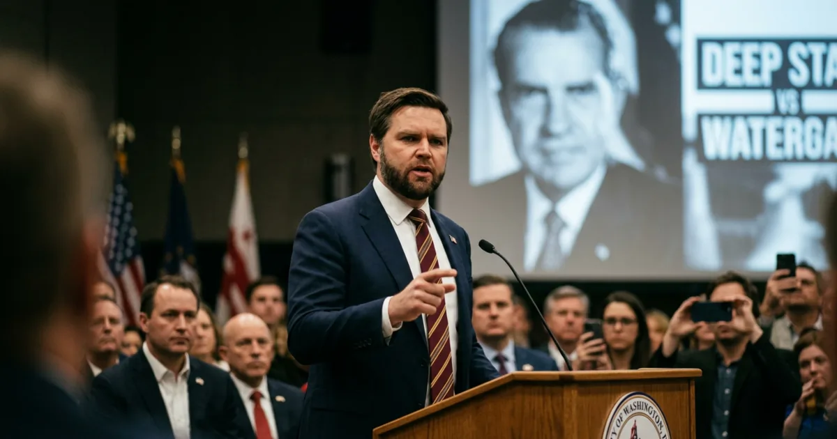 JD Vance e la sfida al 'Deep State': tra memorie di Watergate e retorica politica