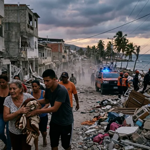 Sisma devastante in Venezuela: emergenza naturale sulla costa caraibica