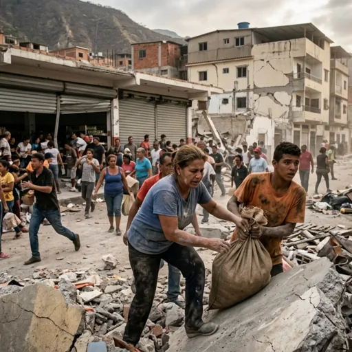 Venezuela nel caos: terremoti devastanti e ondata di saccheggi