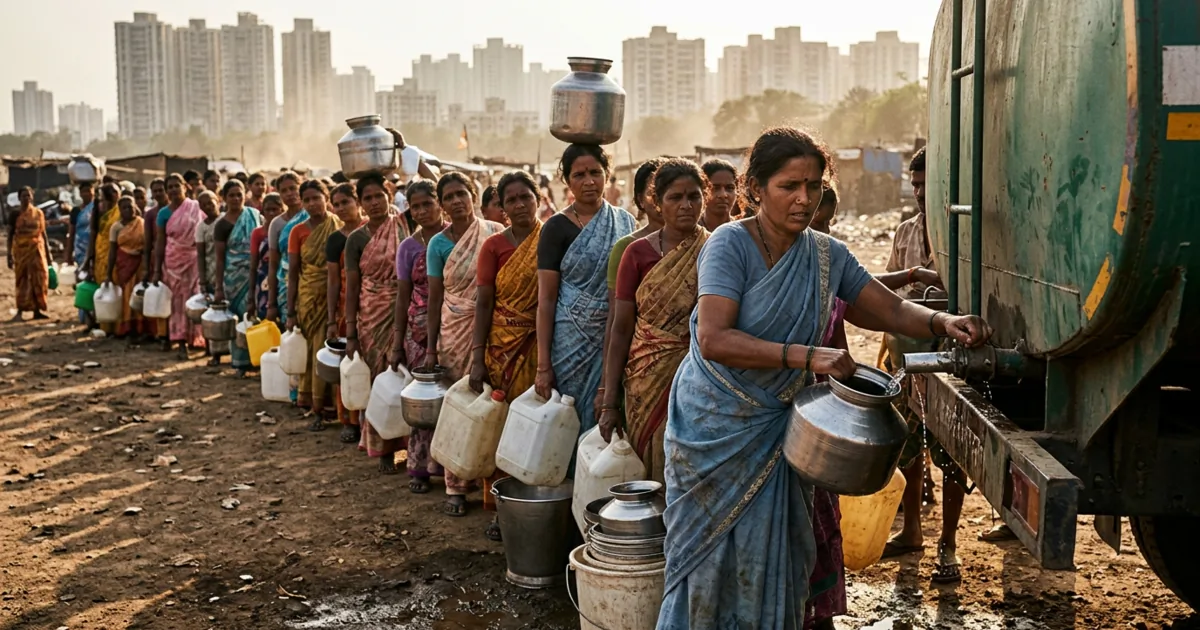 India: L'allarme idrico tra Mumbai e le zone rurali