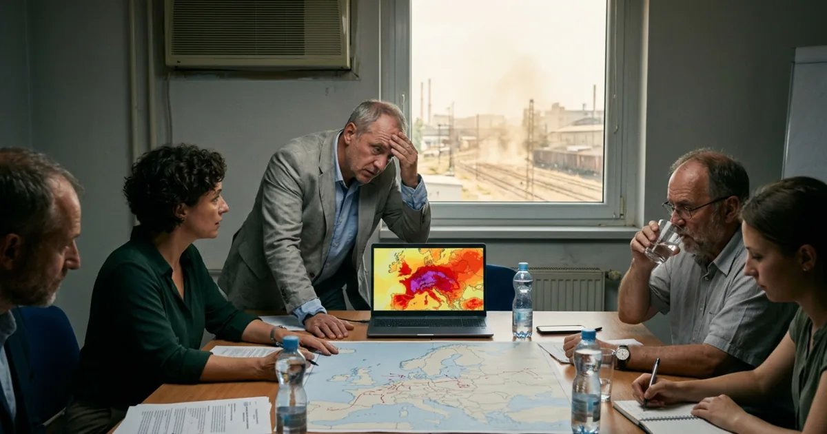 Europa Orientale e Francia: l'impatto delle ondate di calore estremo sulla resilienza regionale