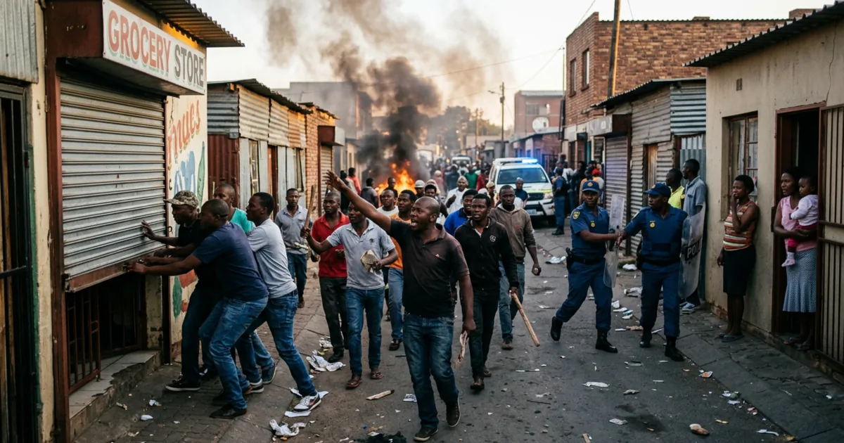 Sudafrica: Tensioni Sociali e Ondate di Xenofobia nei Centri Urbani
