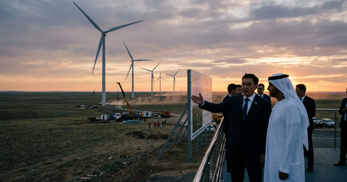 Kazakistan e Emirati Arabi: partnership strategica per l'energia eolica