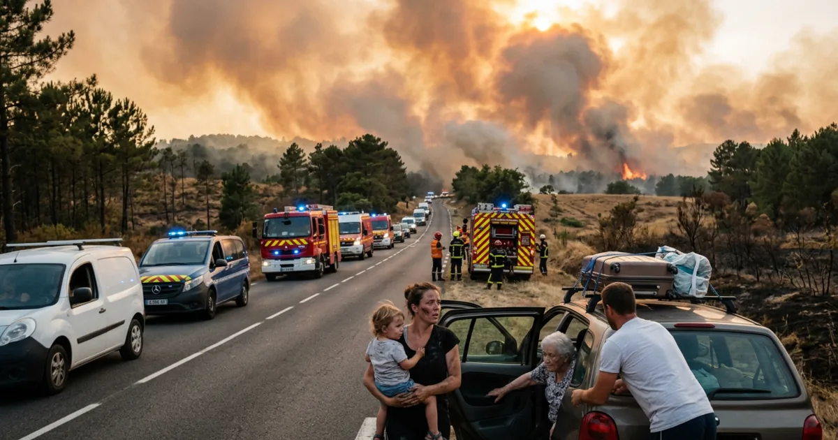 Francia: emergenza incendi nel Sud-Ovest e criticità della sicurezza climatica