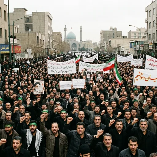 Tensioni massime a Teheran: minacce contro Trump durante i riti funebri
