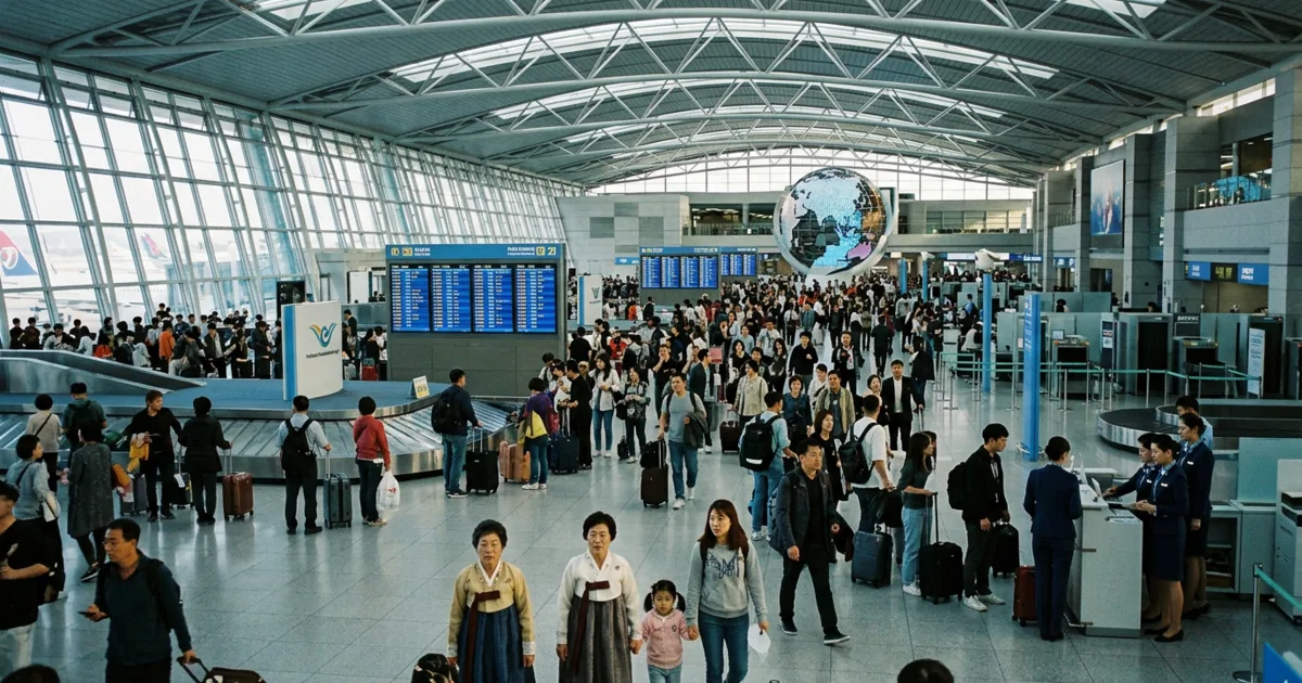Corea del Sud: l'aeroporto di Incheon raggiunge il miliardo di passeggeri