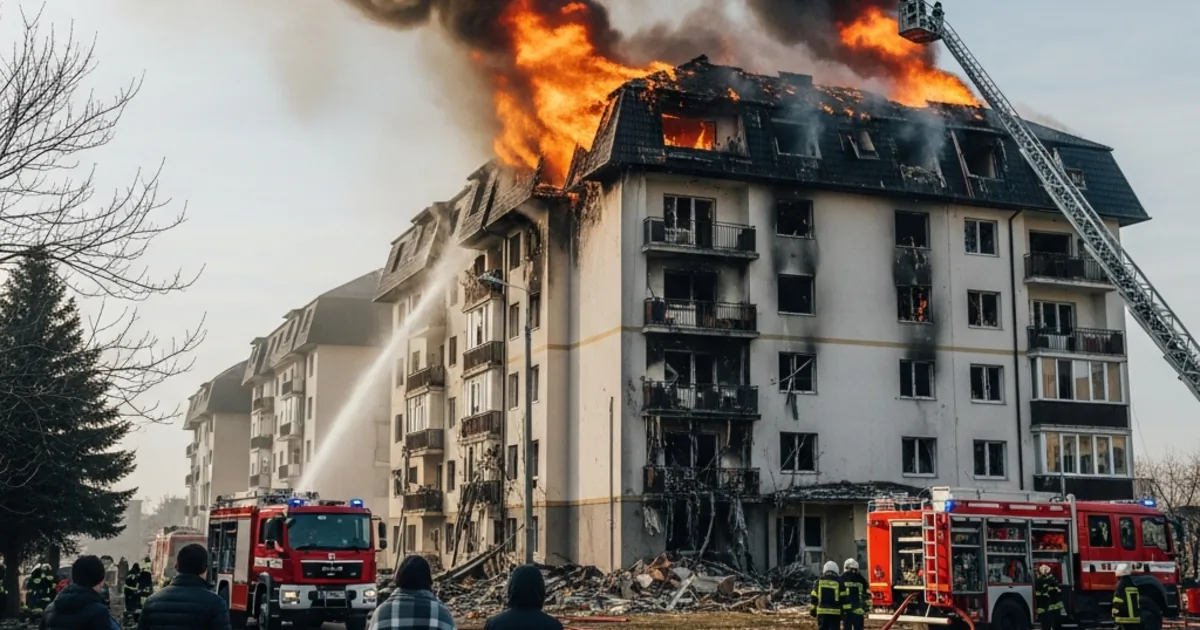 'Dormirò con la paura': Romenians scossi dopo l'impatto di un drone su un condominio