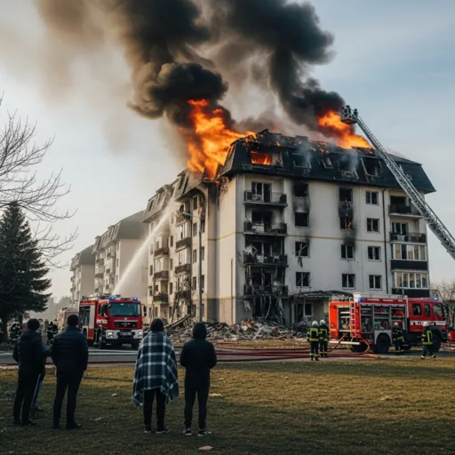 'Dormirò con la paura': Romenians scossi dopo l'impatto di un drone su un condominio