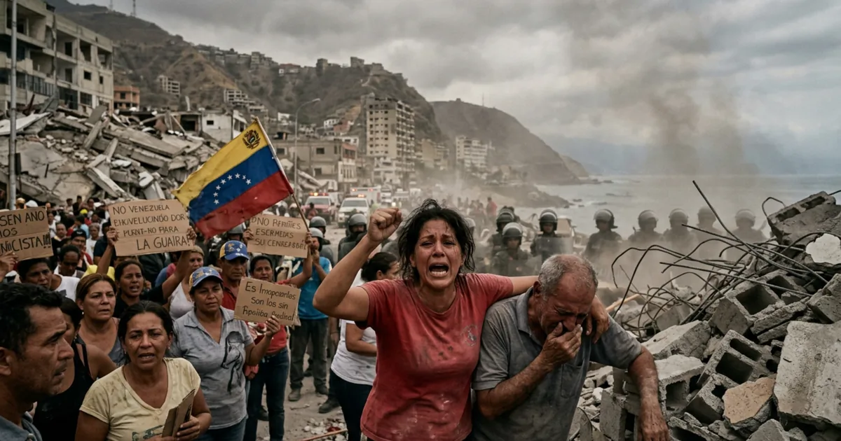 Venezuela: tragedia naturale alimenta la crisi sociale a La Guaira