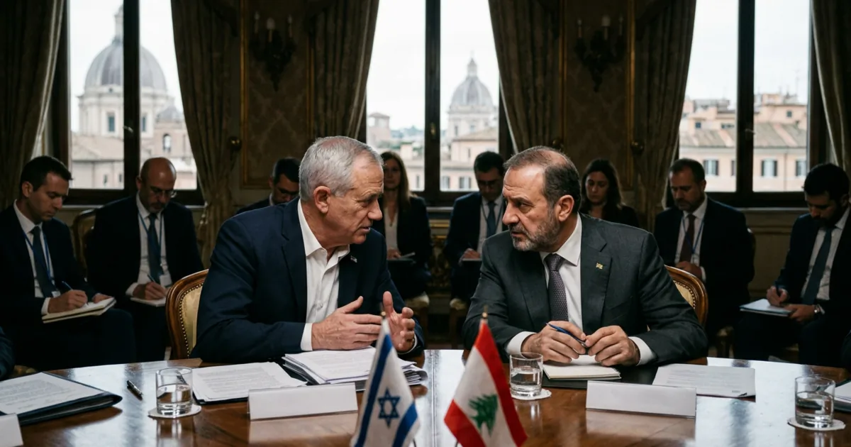 Diplomazia a Roma: verso un accordo di cessate il fuoco tra Israele e Libano
