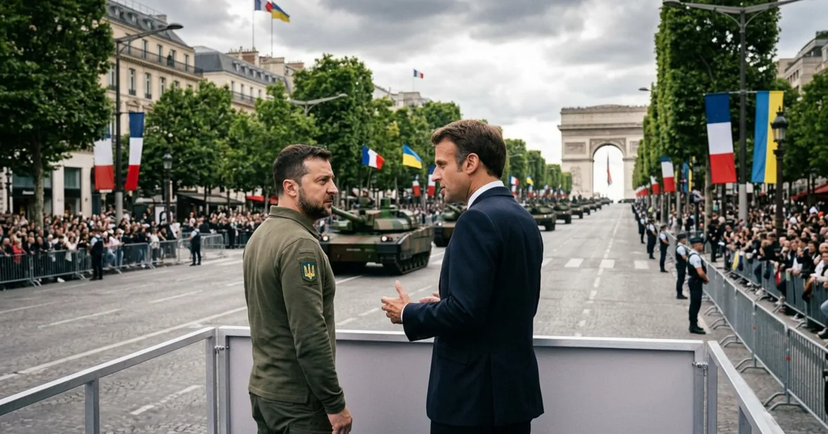 Zelenskyy a Parigi: l'asse franco-ucraino si consolida