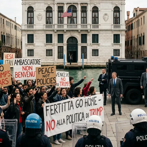 Diplomazia statunitense in Italia: le tensioni sociali durante la visita dell'ambasciatore Fertitta
