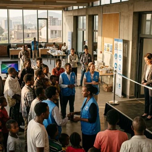 Addis Abeba: l'ONU inaugura nuovo centro di assistenza per i rifugiati