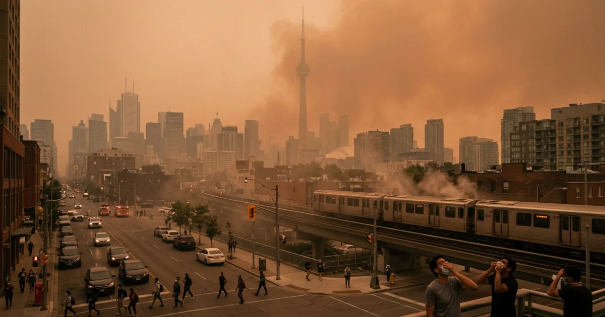 Canada: l'impatto dei grandi incendi dell'Ontario sulla sicurezza urbana di Toronto