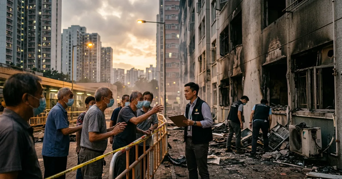 Hong Kong: l'inchiesta sul rogo di Tai Po e il nodo della responsabilità amministrativa