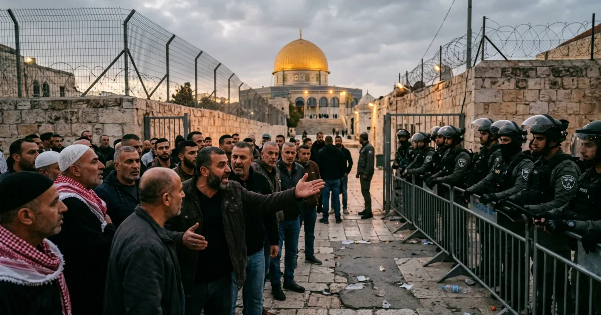 Gerusalemme in tensione: cresce il rischio scontri presso la Moschea di Al-Aqsa
