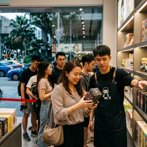 Espansione di Pop Mart a Singapore: la strategia cinese per diversificare i mercati